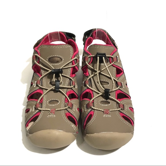 Eddie Bauer Shoes - Eddie Bauer Bump Toe Outdoor Sandals Pink Sz 8